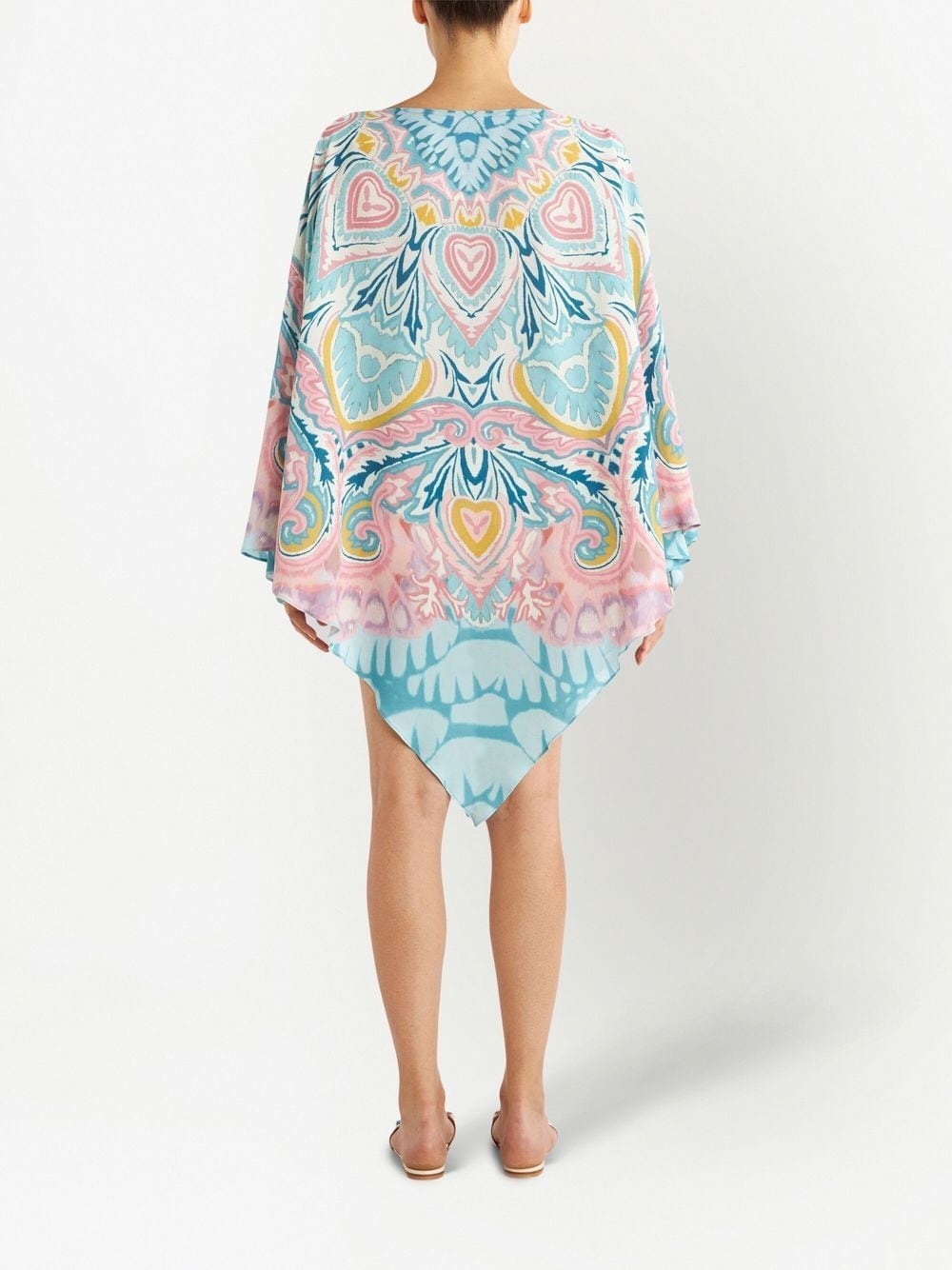 abstract-pattern print kaftan - 3