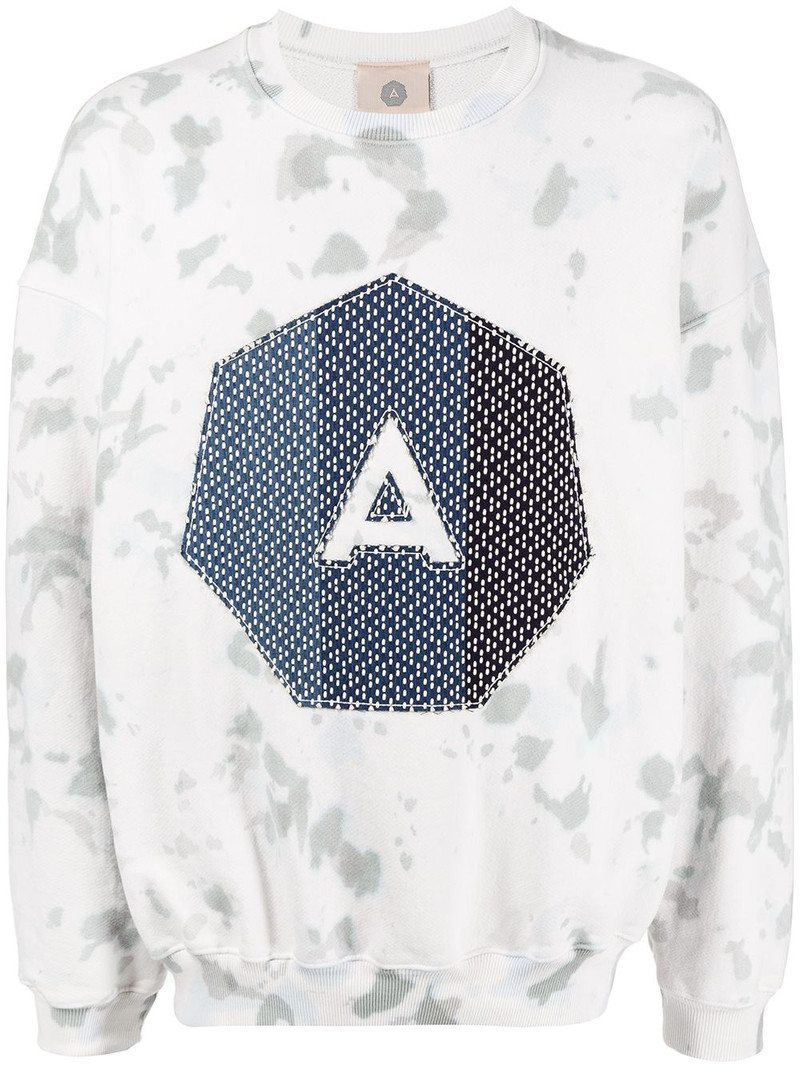 logo crew-neck sweatshirt 1