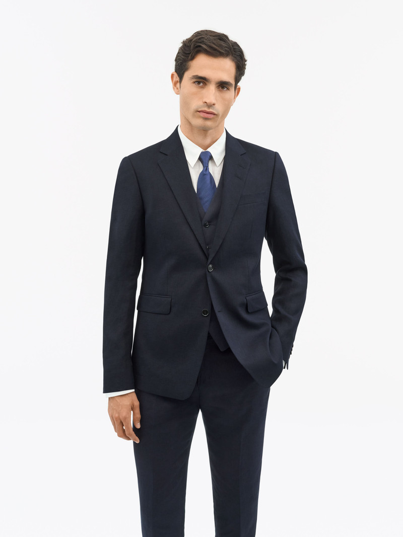 TIGER OF SWEDEN Justin Slim-Fit Linen Jacket outlook