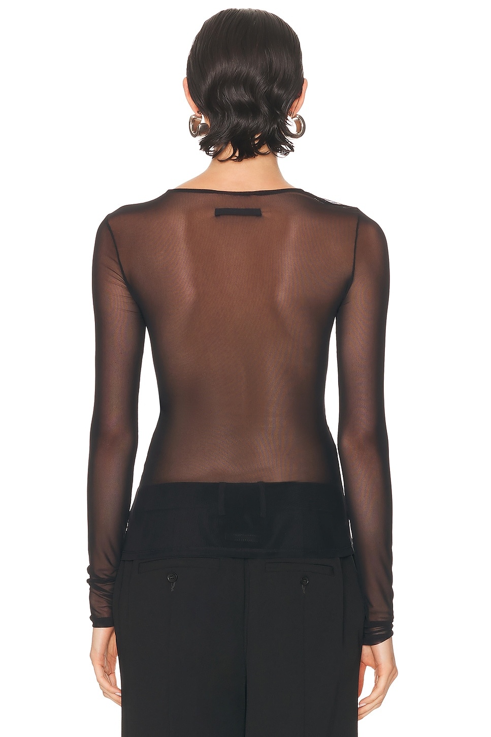 Embroidered Long Sleeve Top - 4