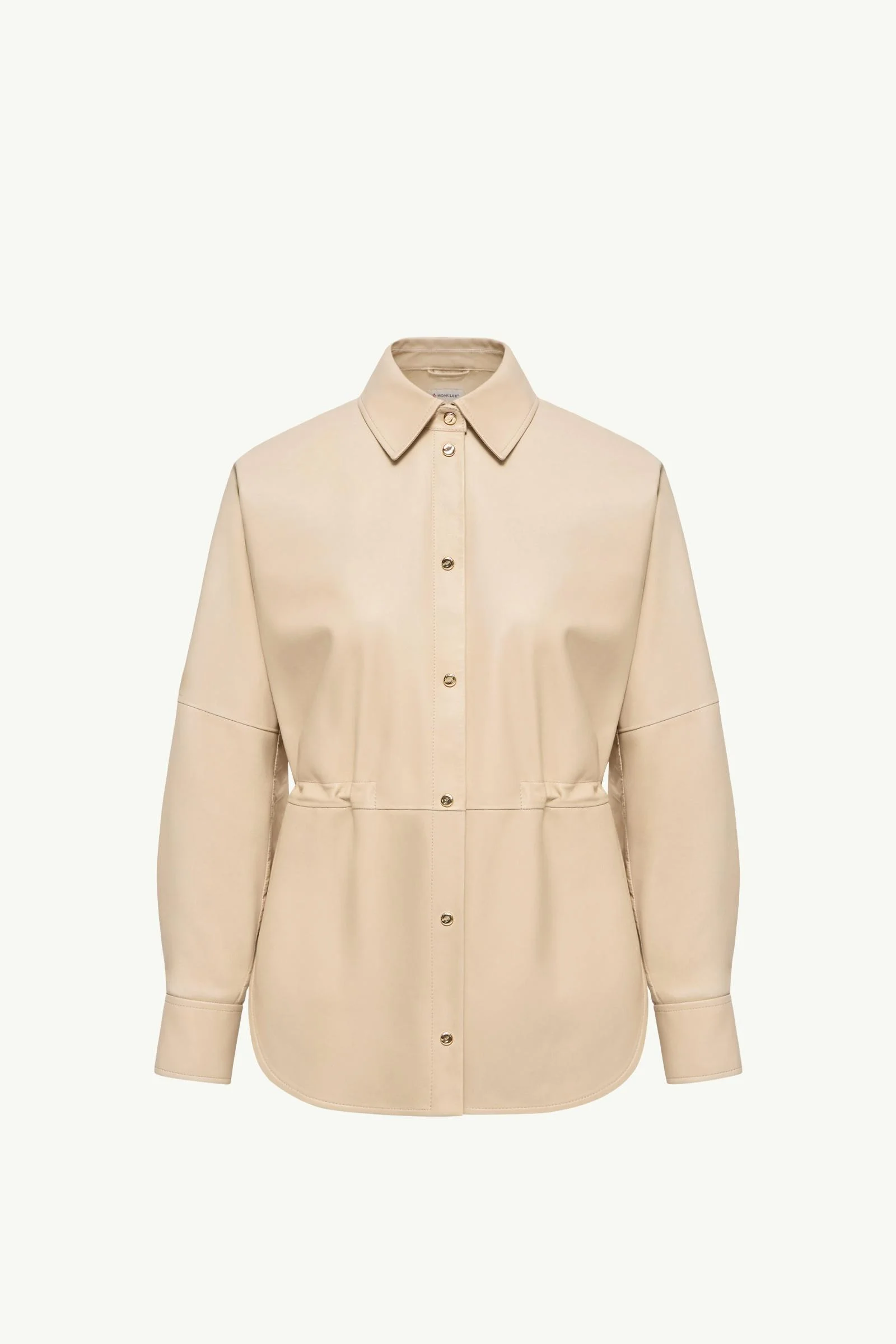 Leather Long Sleeve Shirt - 1