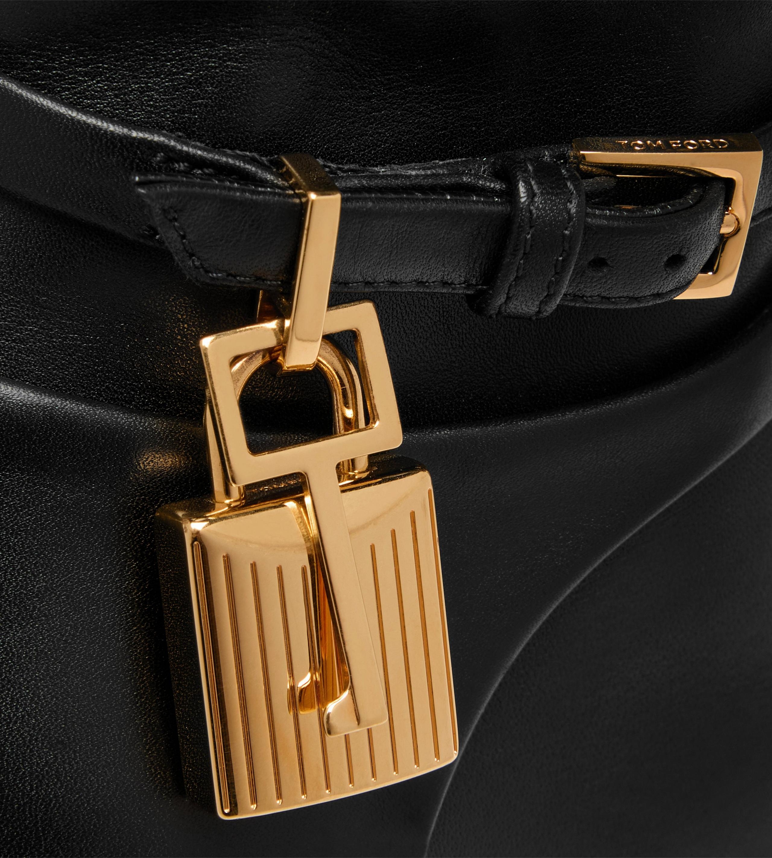 LEATHER PADLOCK ANKLE BOOT - 5
