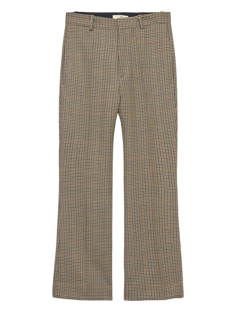 Credo houndstooth-check trousers 1