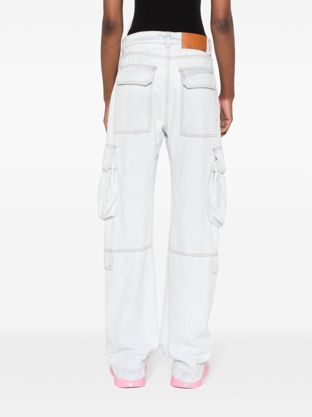 mid-rise straight-leg jeans - 4