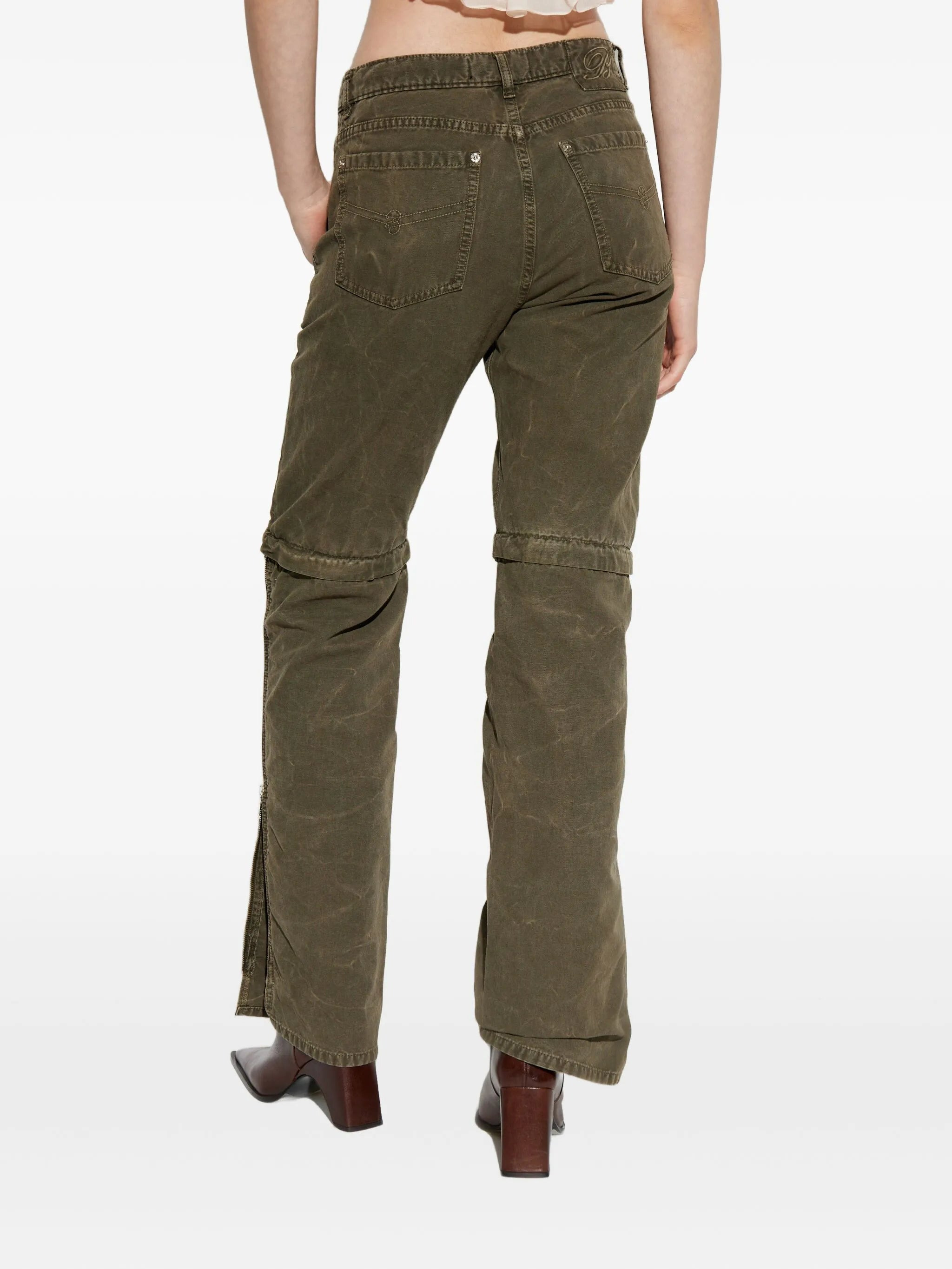 Blumarine Zip-detail Trousers - 5