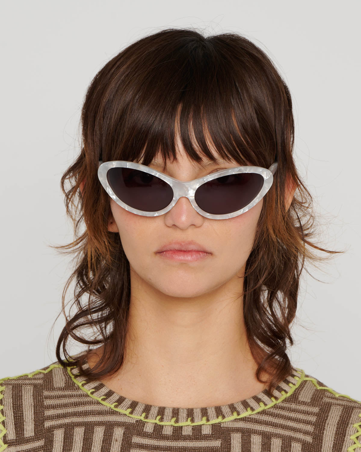 Bug Post Modern Primitive Eye Protection - Silver Pearl - 3