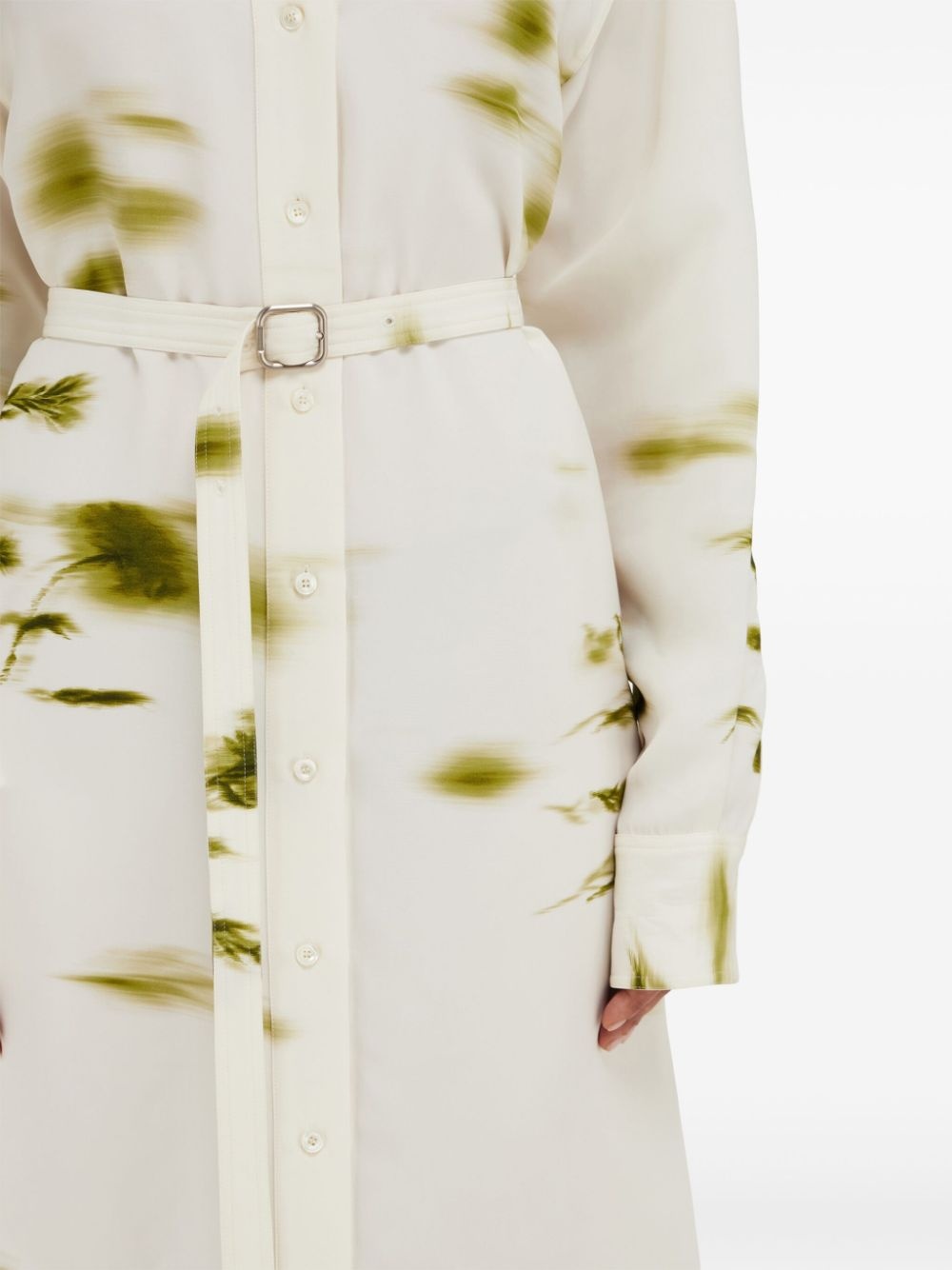 Blossom print shirt dress - 6