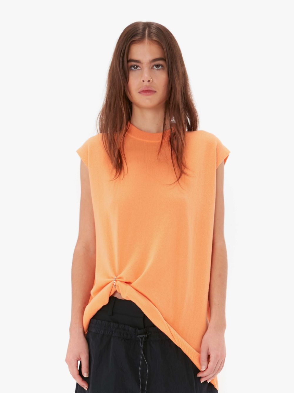 RING DETAIL ROLL VEST - 2
