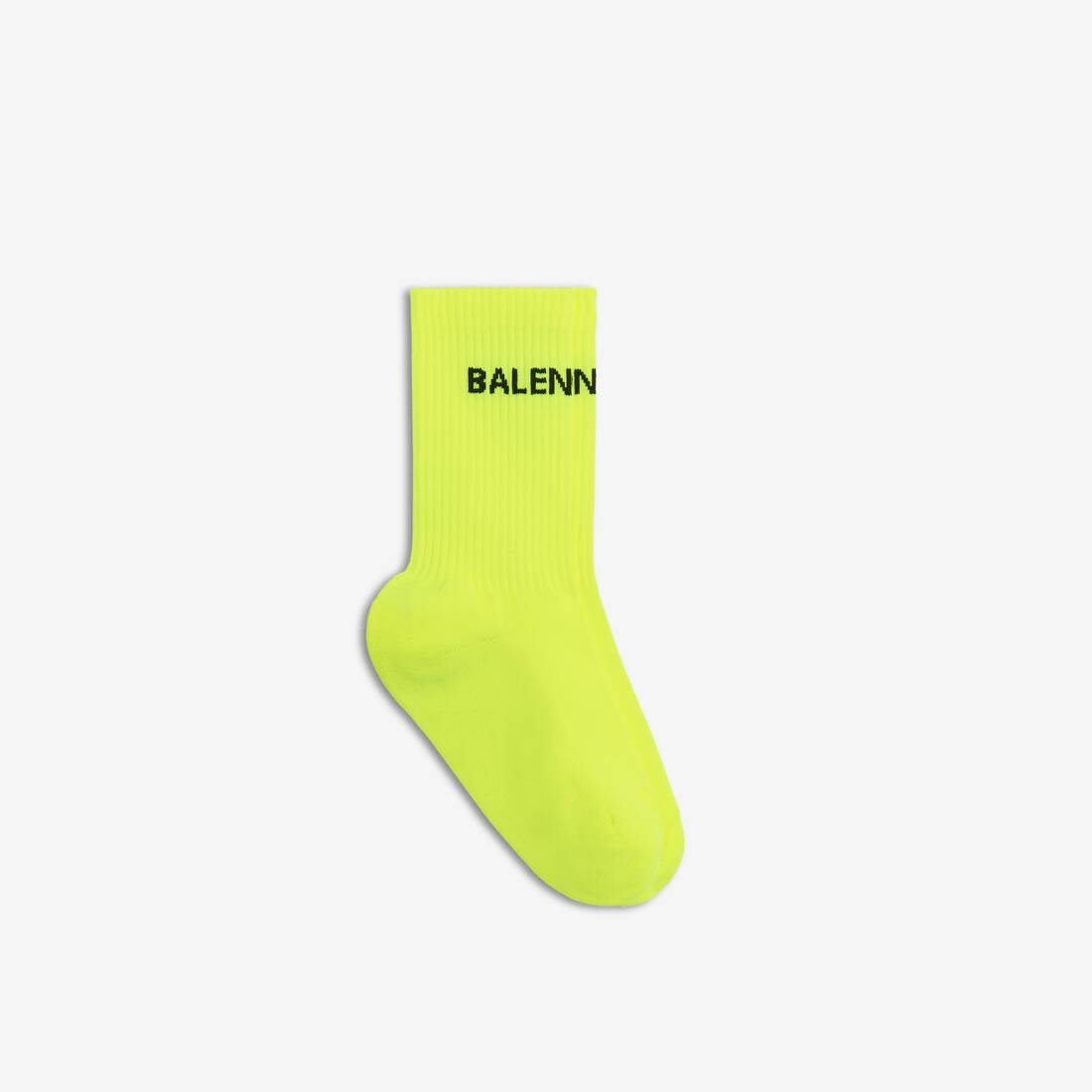 Men's Balenciaga Socks in Yellow Fluo/silver - 1