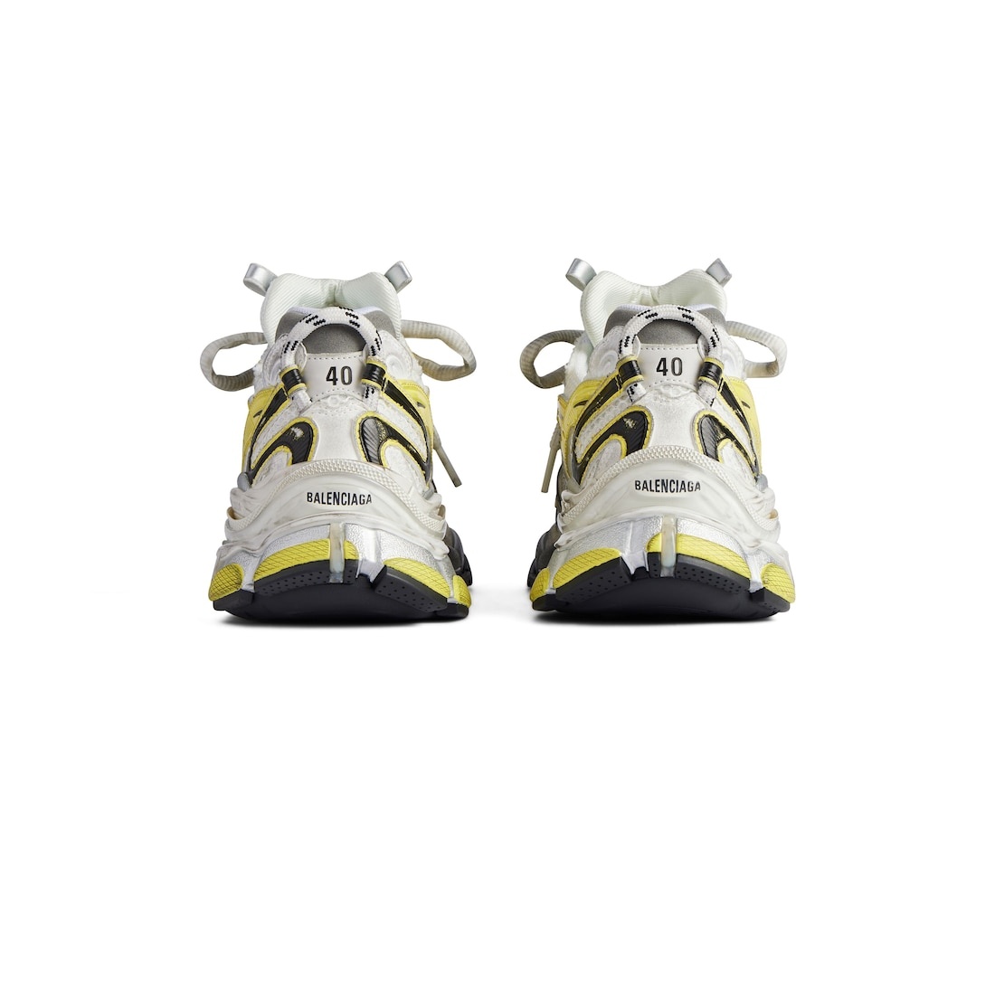 Men's Runner 2.0 Sneaker  in White/yellow/black - 5