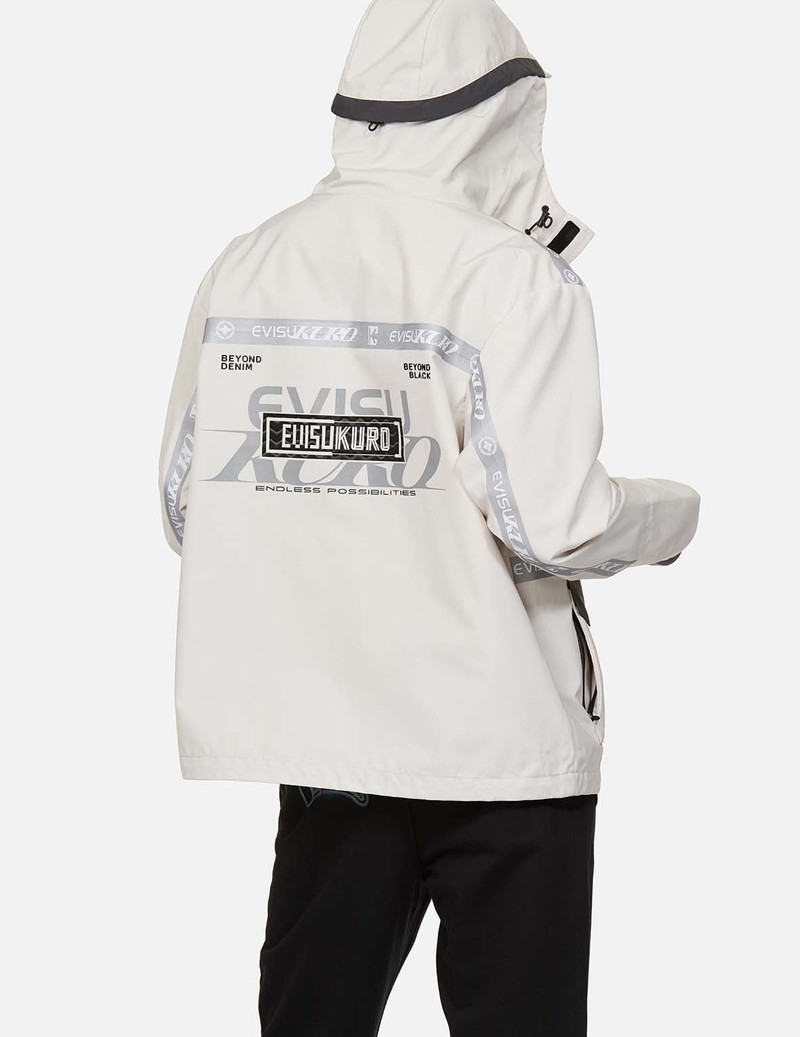 Logo Print Tape Seam Shell Jacket 4