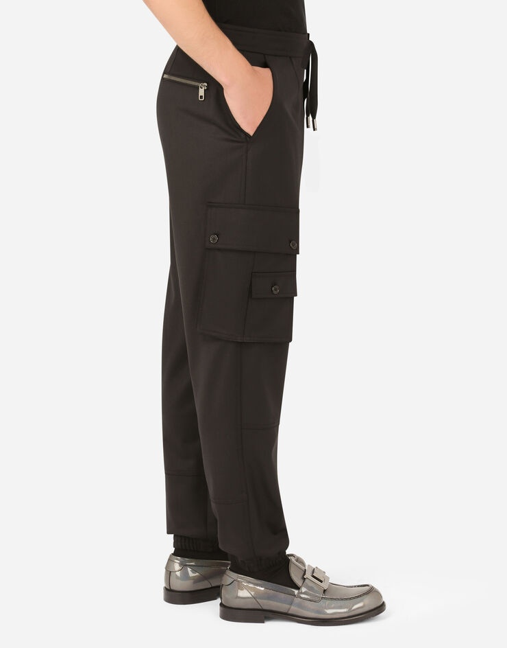 Stretch wool cargo pants - 5