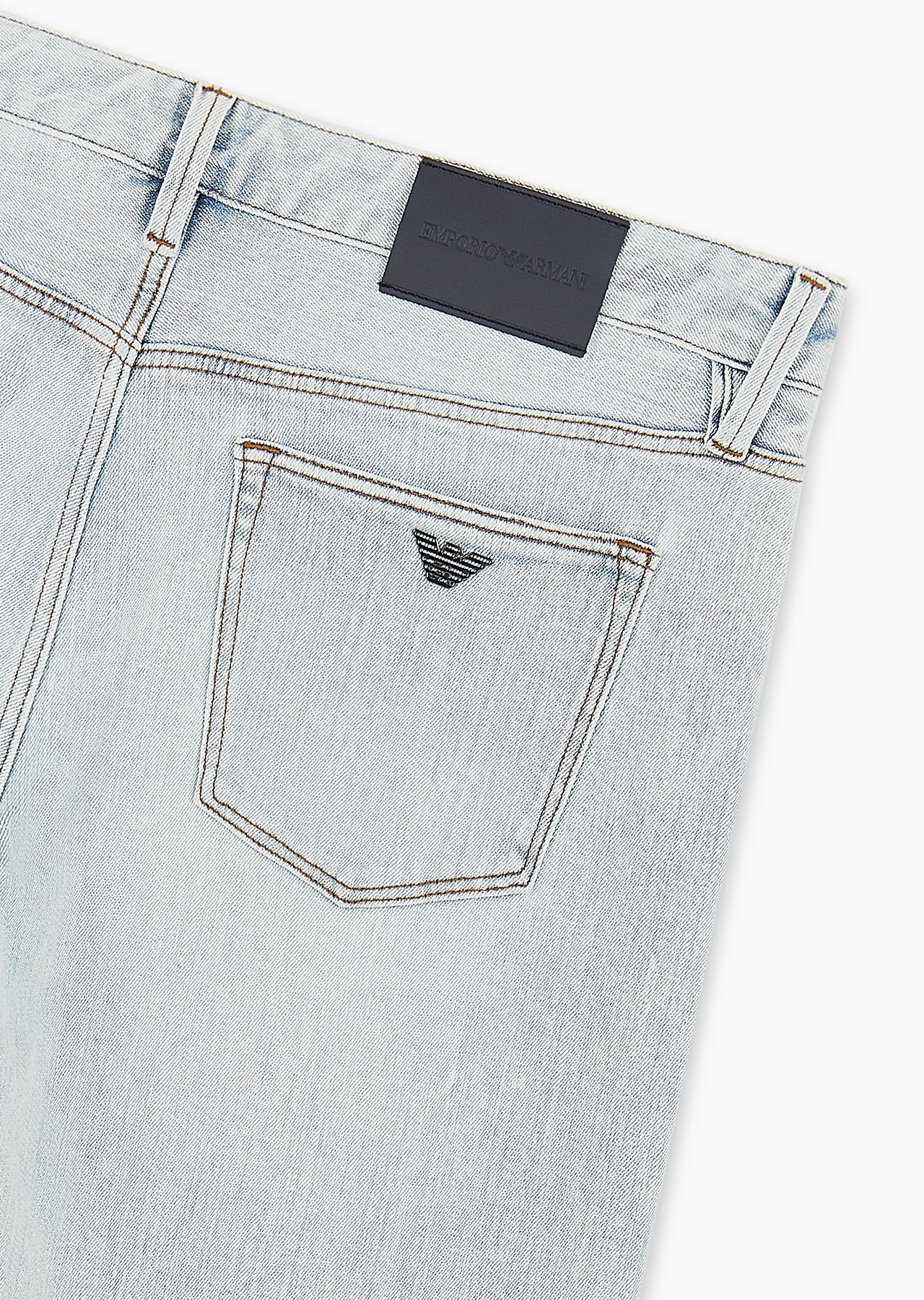 J75 Slim-fit faded denim jeans - 6