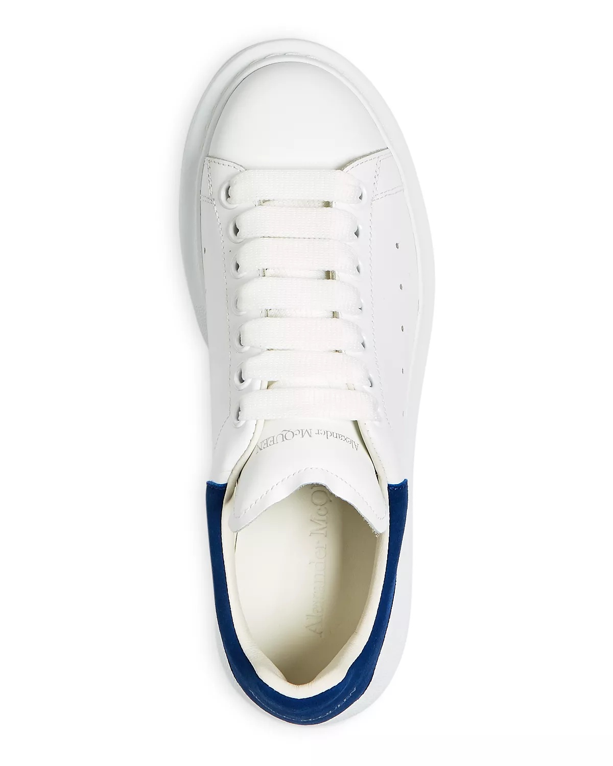 Women's Oversized Suede Heel Detail Sneakers - 4