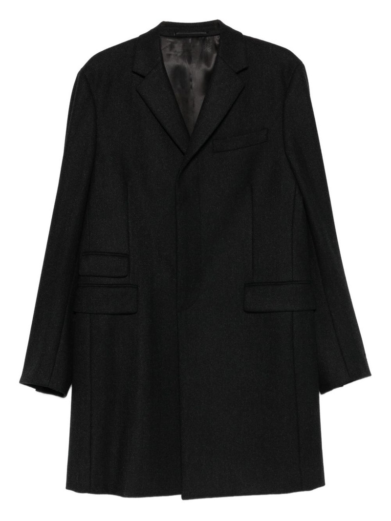 pocket buttoned coat 1