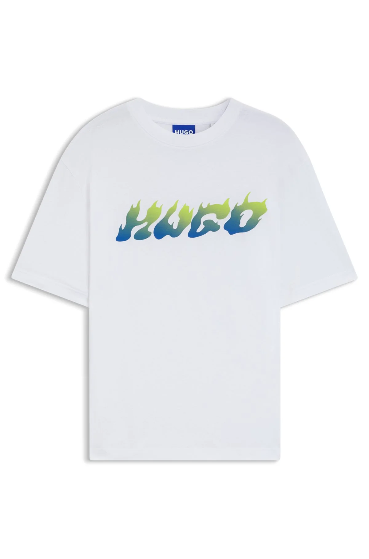 COTTON-JERSEY TOP WITH MIXED-PRINT ARTWORK - 1