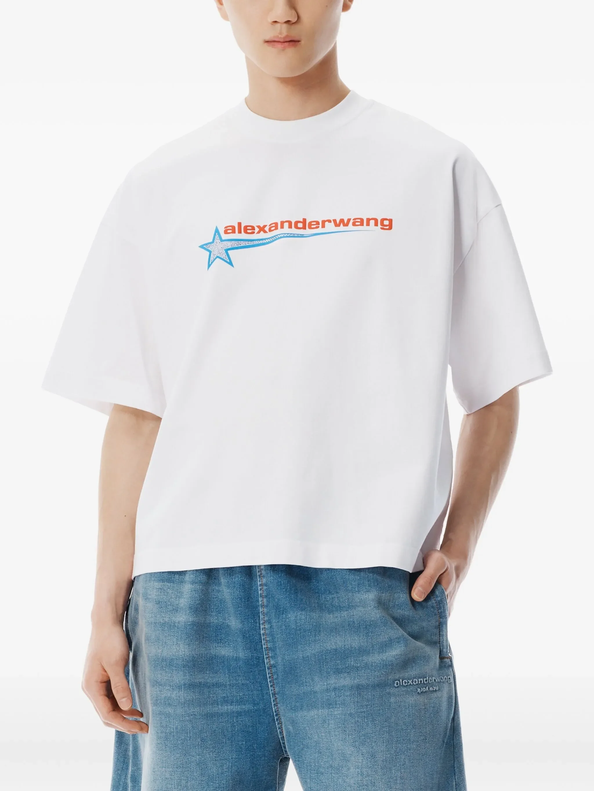 ALEXANDER WANG - Unisex Boxy Graphic Tee - 1