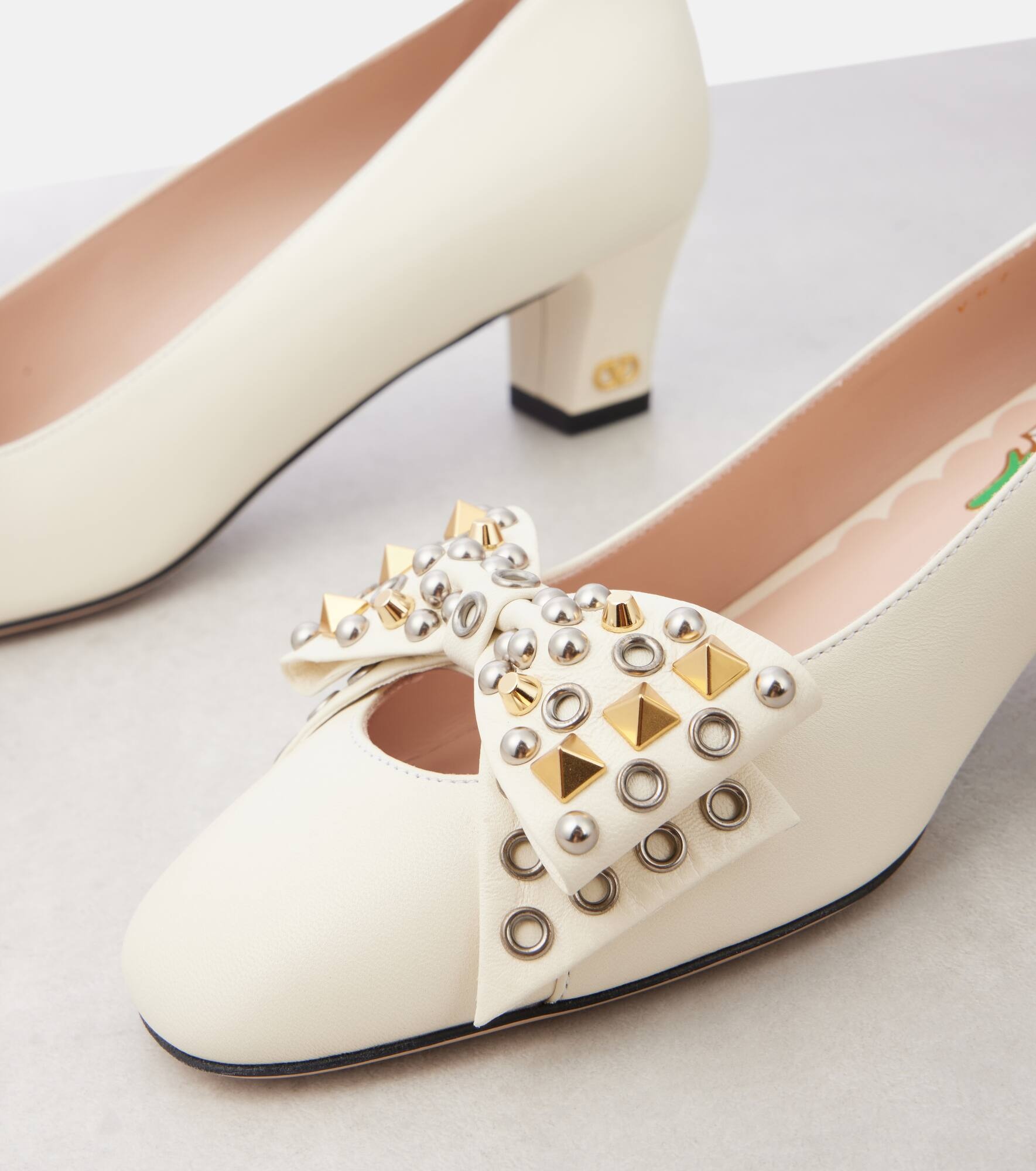 Bowow 45 studded leather pumps - 5