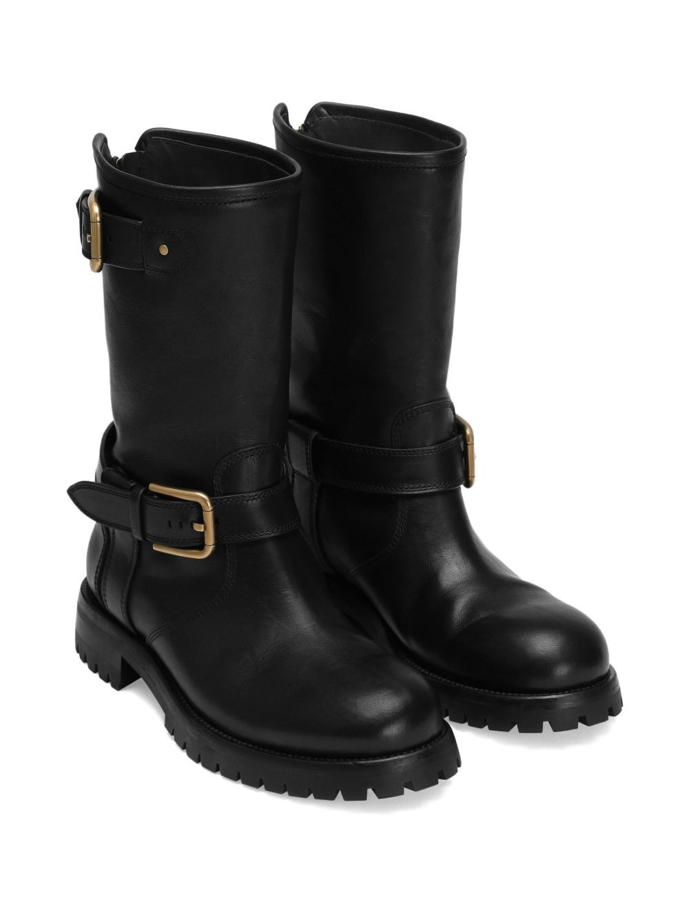 buckle-detail knee-high boots - 2