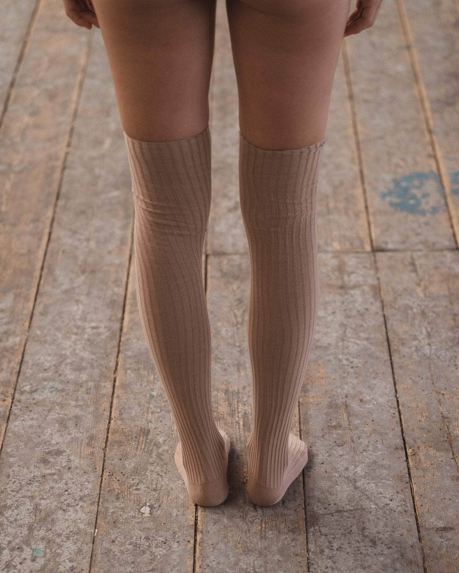 Overknee Socks - Organic Cotton Rib - 3