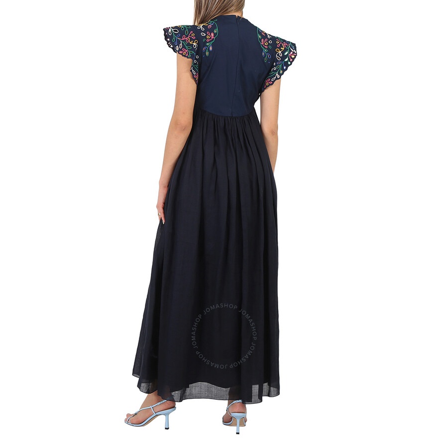 Chloe Ladies Empire Ruffled Maxi Dress - 6