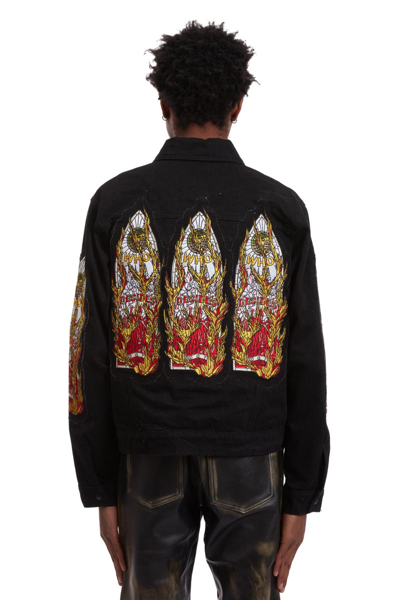 FLAME GLASS TRUCKER JACKET 6
