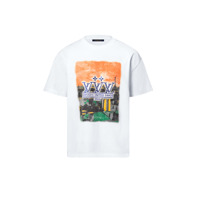 Louis Vuitton Embellished Graphic Cotton T-Shirt - nvprod6010038v