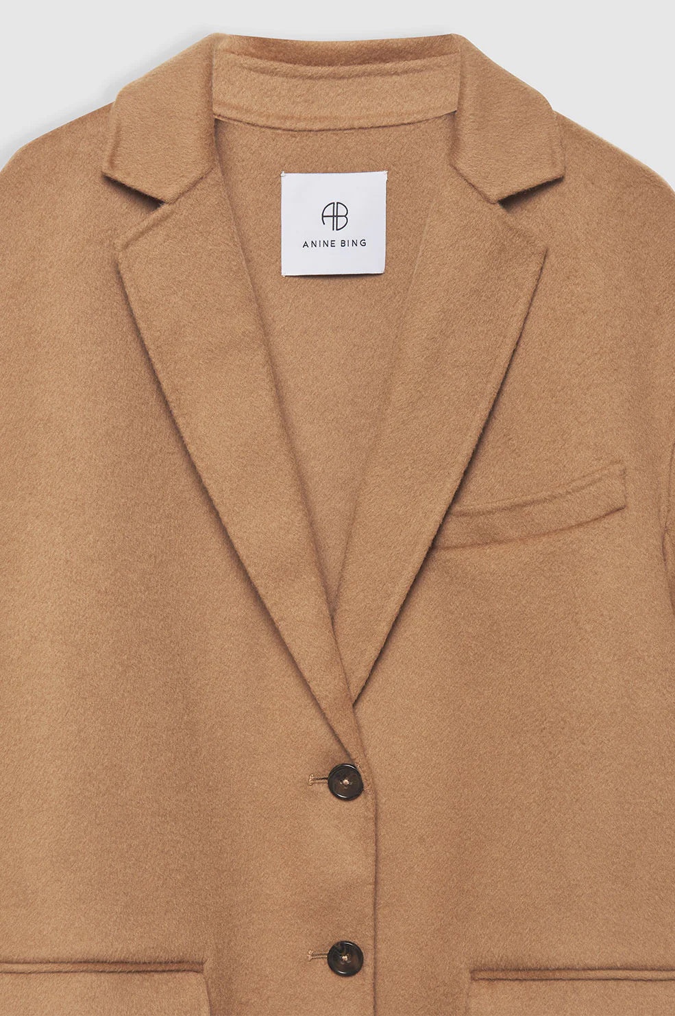 Quinn Blazer - Camel Cashmere Blend - 4