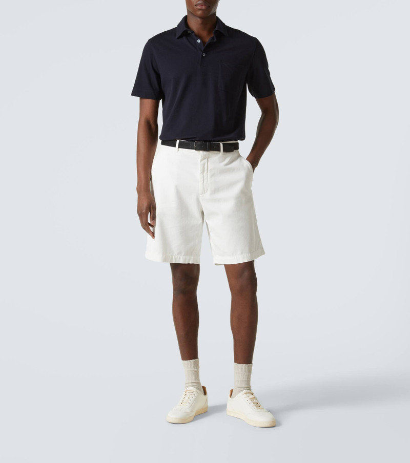 ZEGNA Logo cotton polo shirt outlook