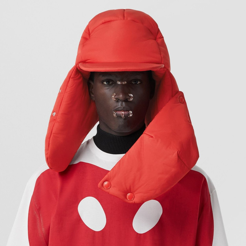 Padded Nylon Oversized Cap 7