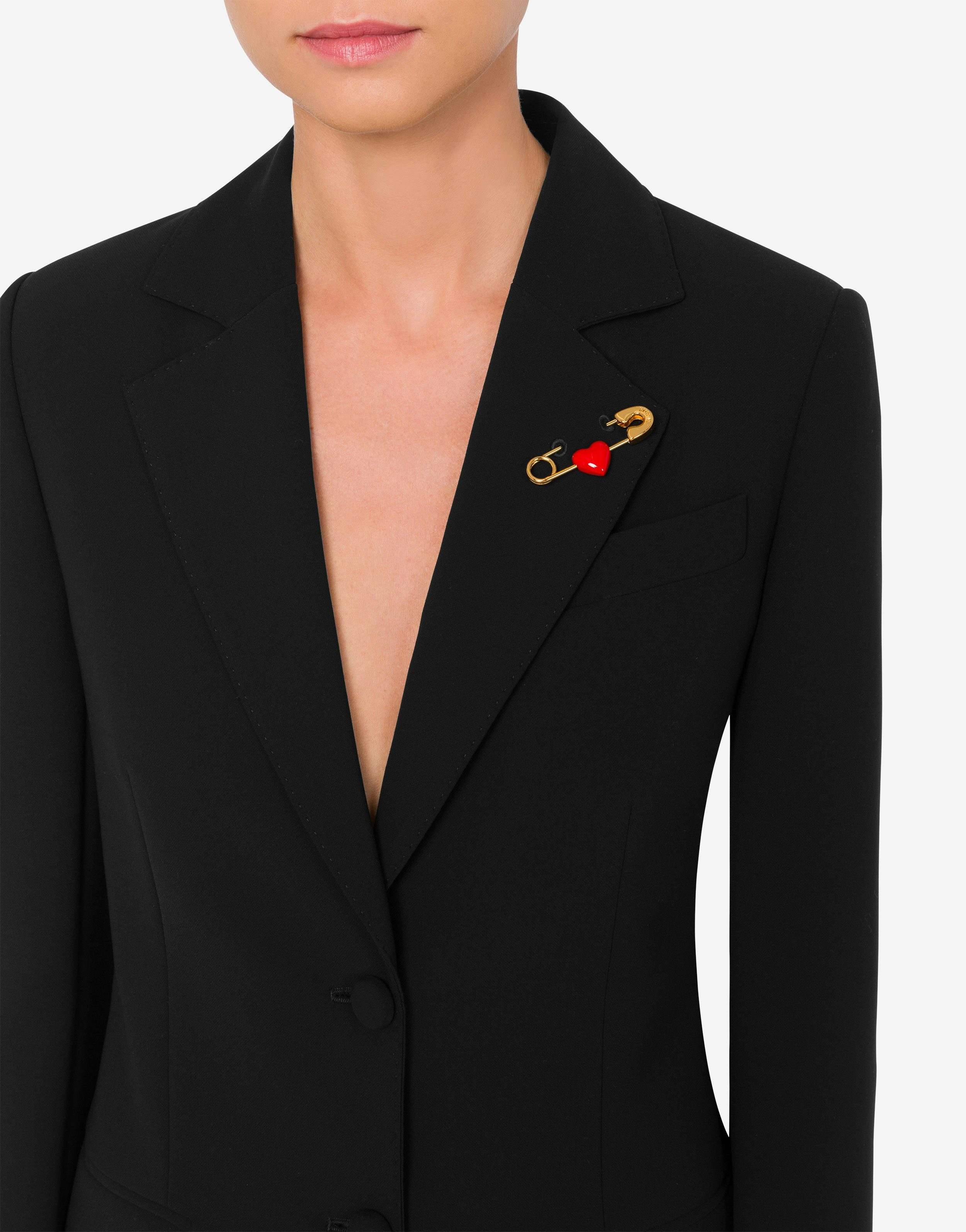 HEART SAFETY PIN JACKET - 4