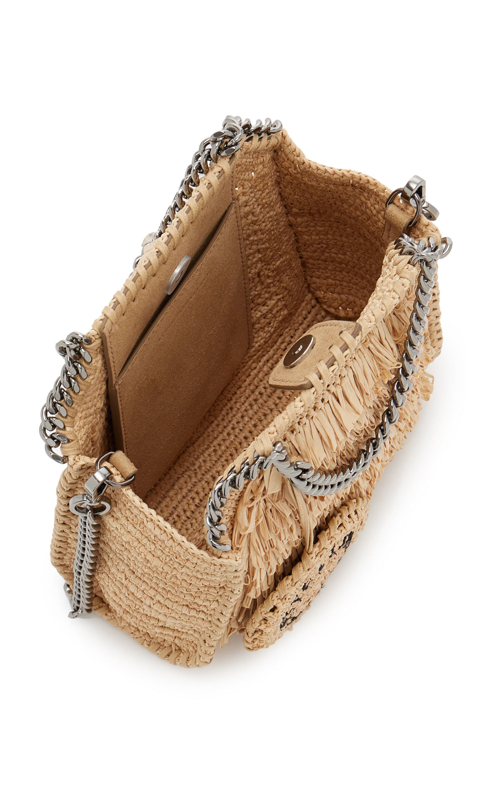 Tiny Falabella Eco-Raffia Tote neutral - 7