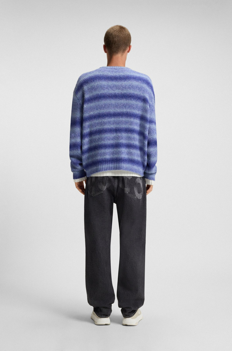 OVERSIZE-FIT SWEATER WITH OMBRÉ STRIPES 5