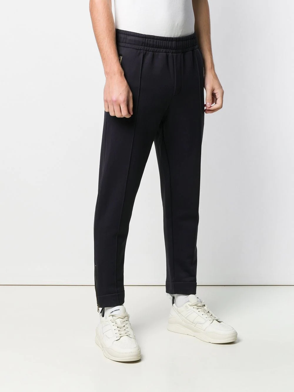 Trackpants With Ami Heart Patch and Zipped Pockets and Hem - 3