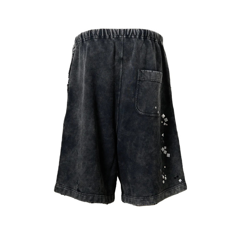 Maison MIHARAYASUHIRO Embellished Bleached Shorts outlook