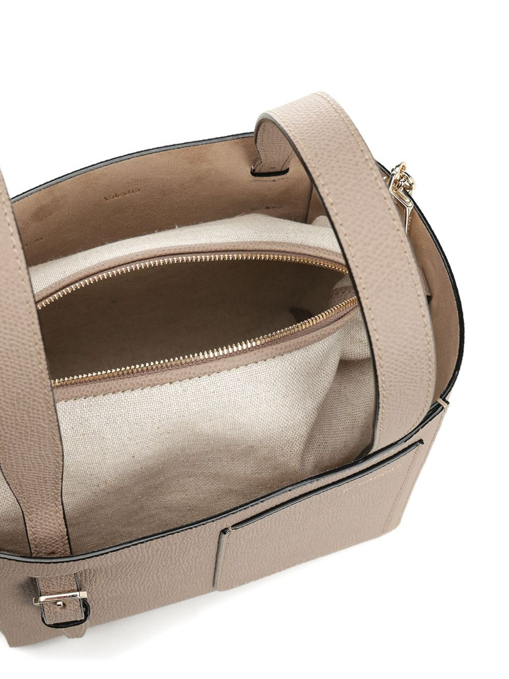 mini leather bucket bag - 4