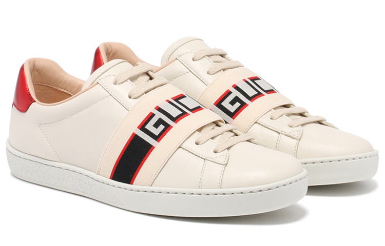 (WMNS) Gucci Ace 'Stripe Ivory' 525269-0FIV0-9086 - 3