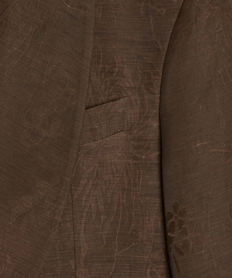 Italian Linen-Cupro Dayshawl Jacket 8