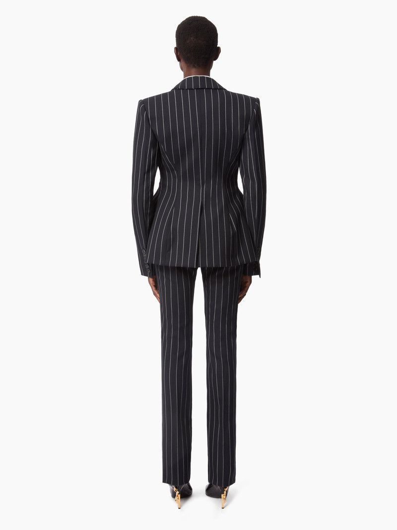 PINSTRIPE PEPLUM BLAZER 4