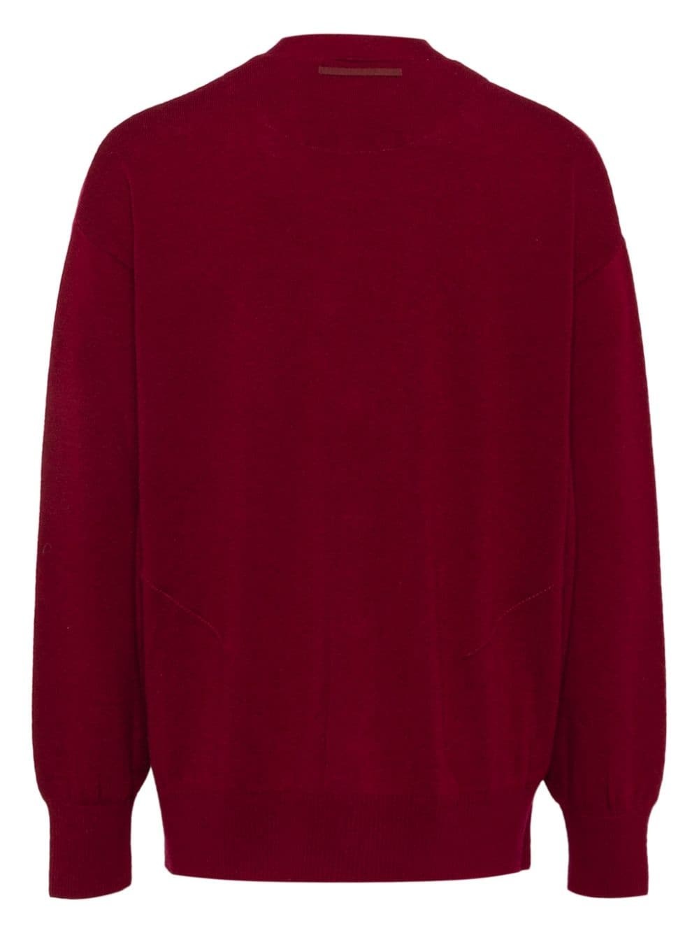 sheep patch cardigan - 2