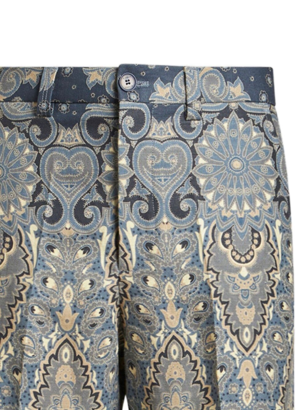 paisley-print trousers - 2