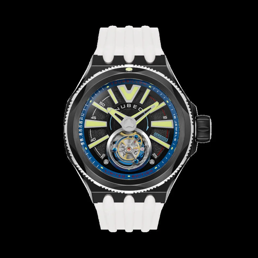 Nubeo - Nubeo Messenger Black Dial Men's Watch NB-6075-02 - 1