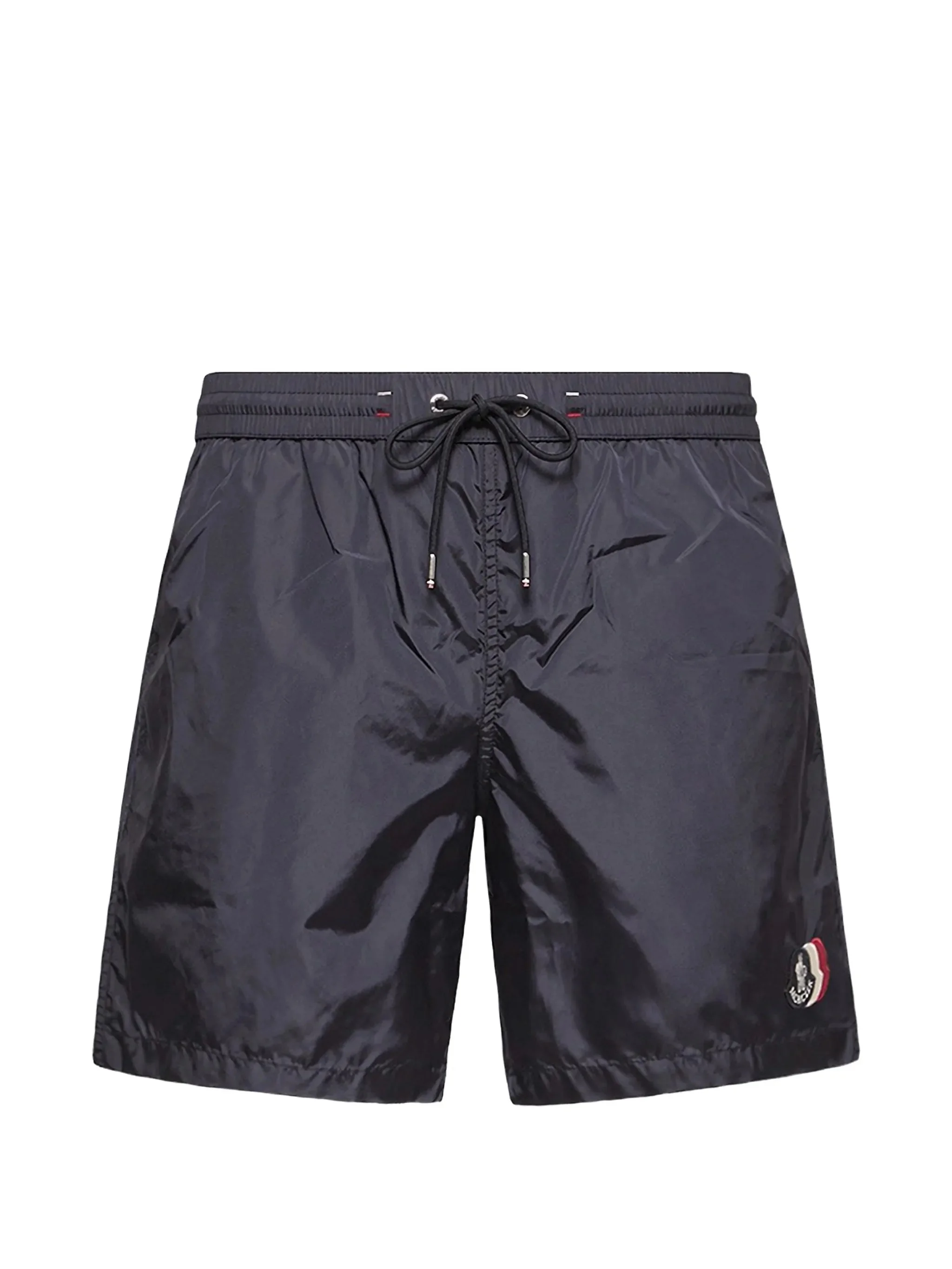 Moncler Logo-patch Drawstring Swim Shorts - 1