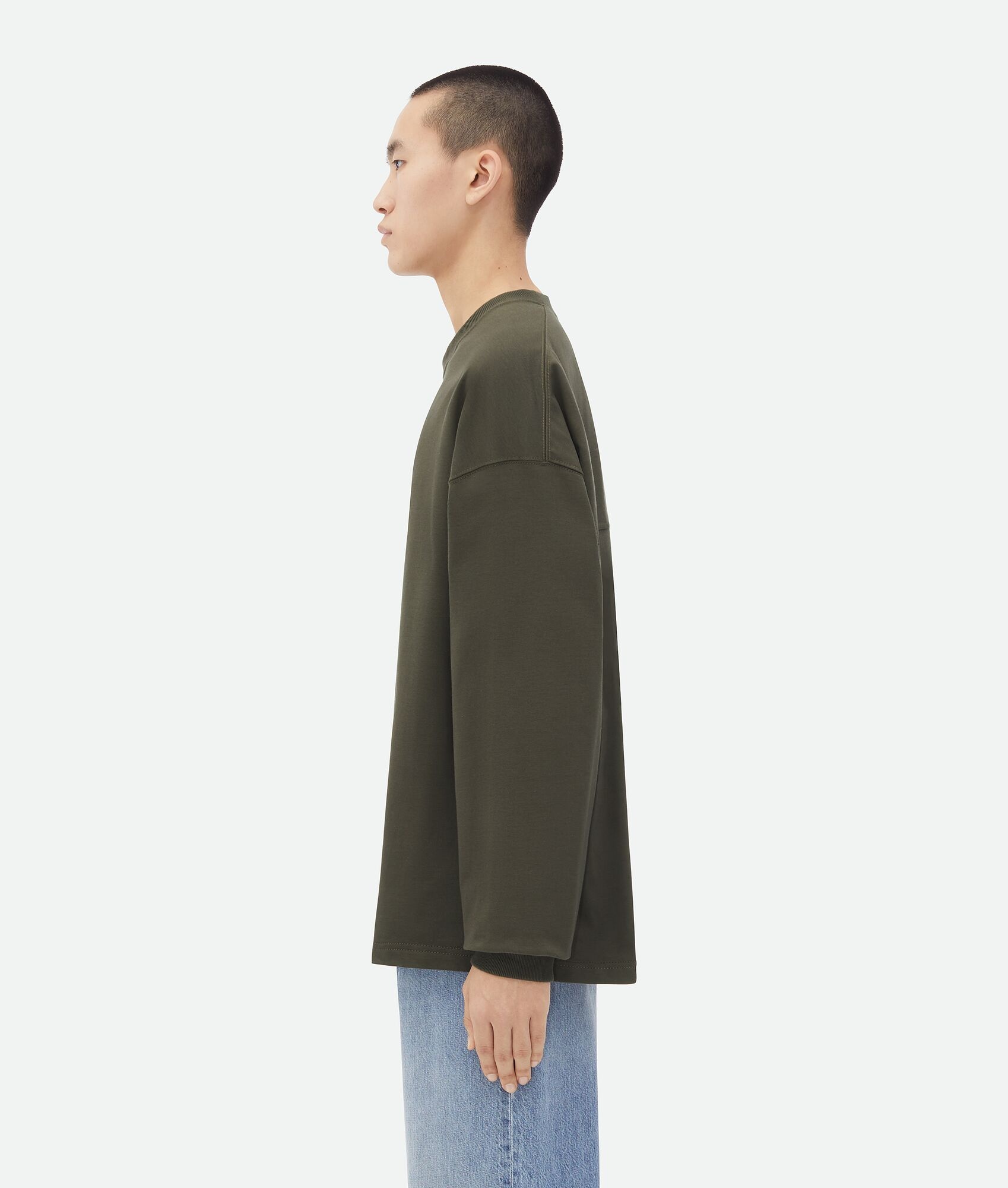 Jersey Oversized Long Sleeve T-Shirt - 2