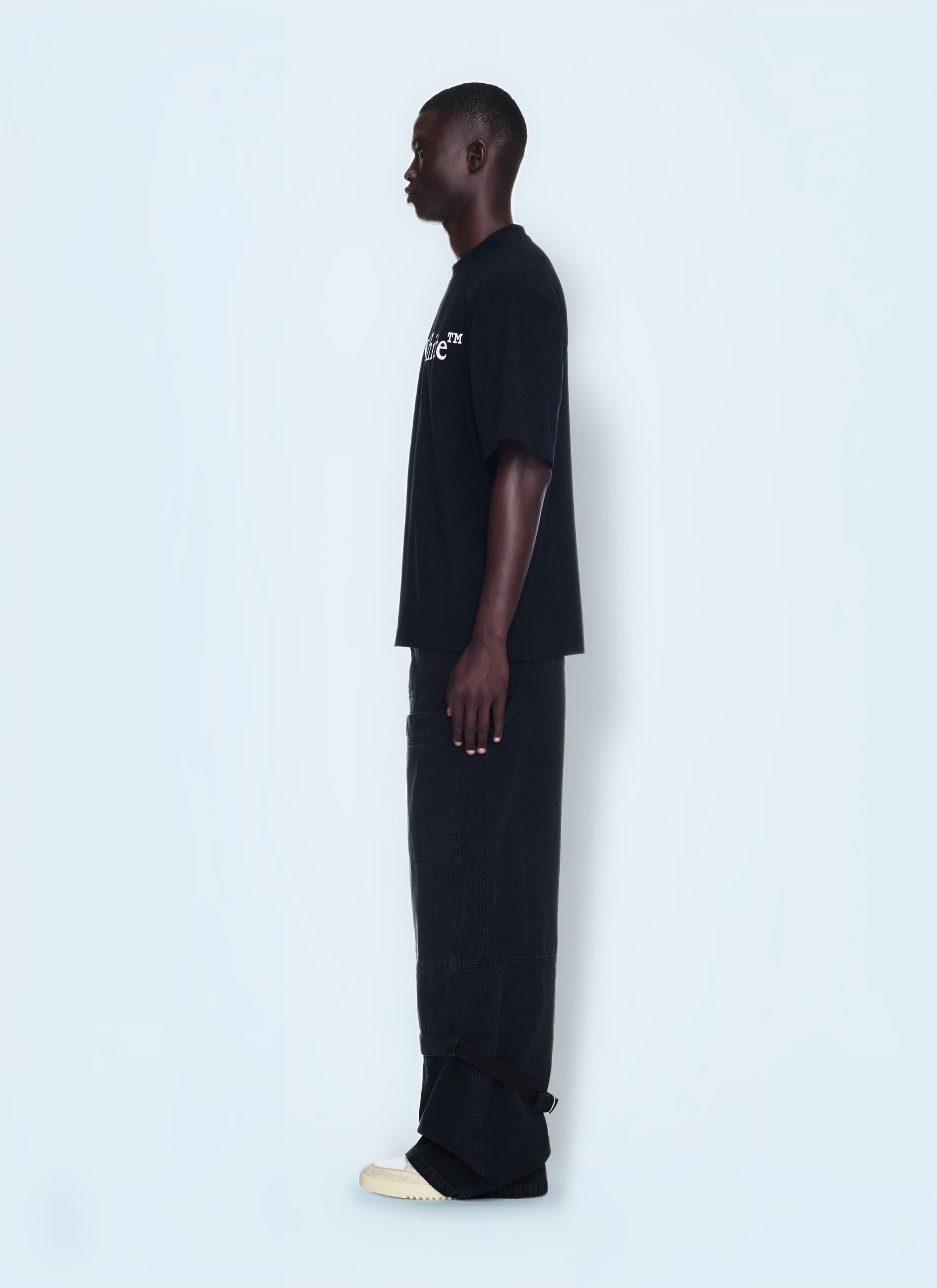 Off White Men Canvas Carpenter Pants - 2