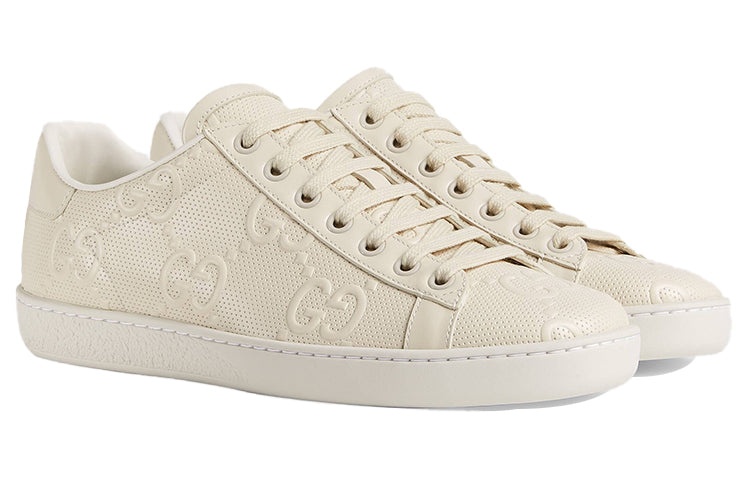 (WMNS) Gucci Ace Series GG 'White' 660135-1XK10-9022 - 2