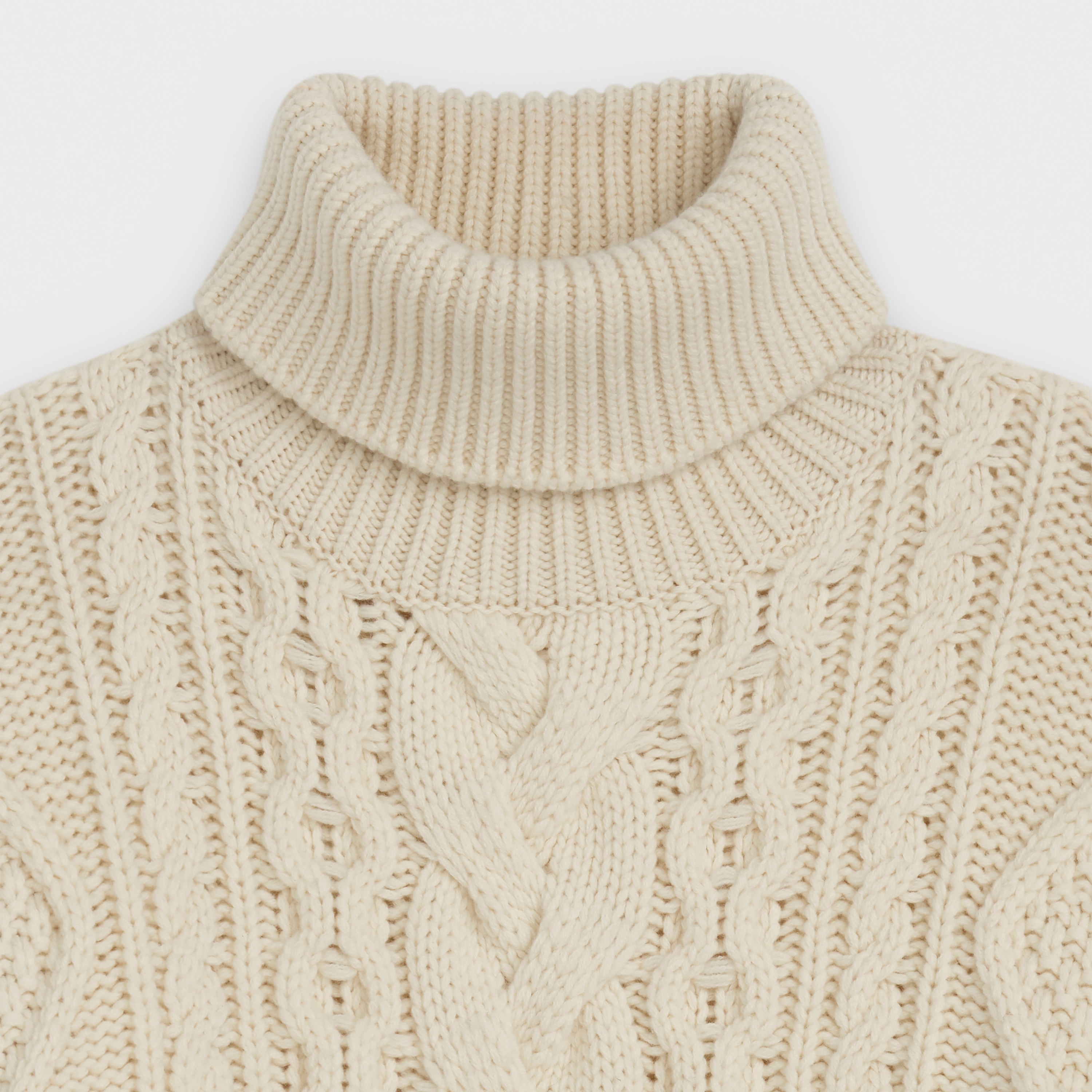 TURTLENECK SWEATER IN WOOL AND CASHMERE - 3