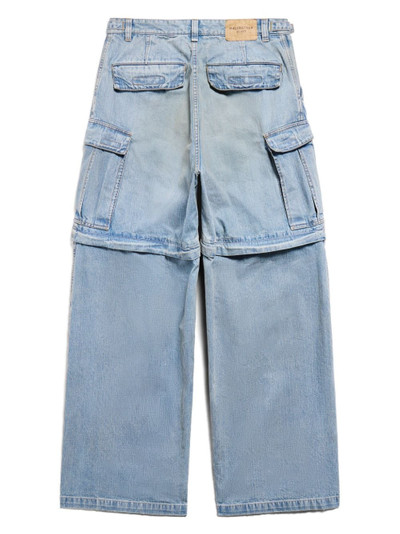 BALENCIAGA cargo wide-leg jeans outlook