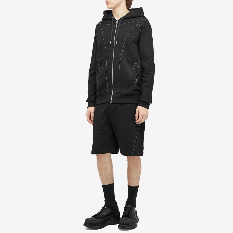 Alexander McQueen Alexander McQueen Contrast Stitch Zip Hoodie outlook