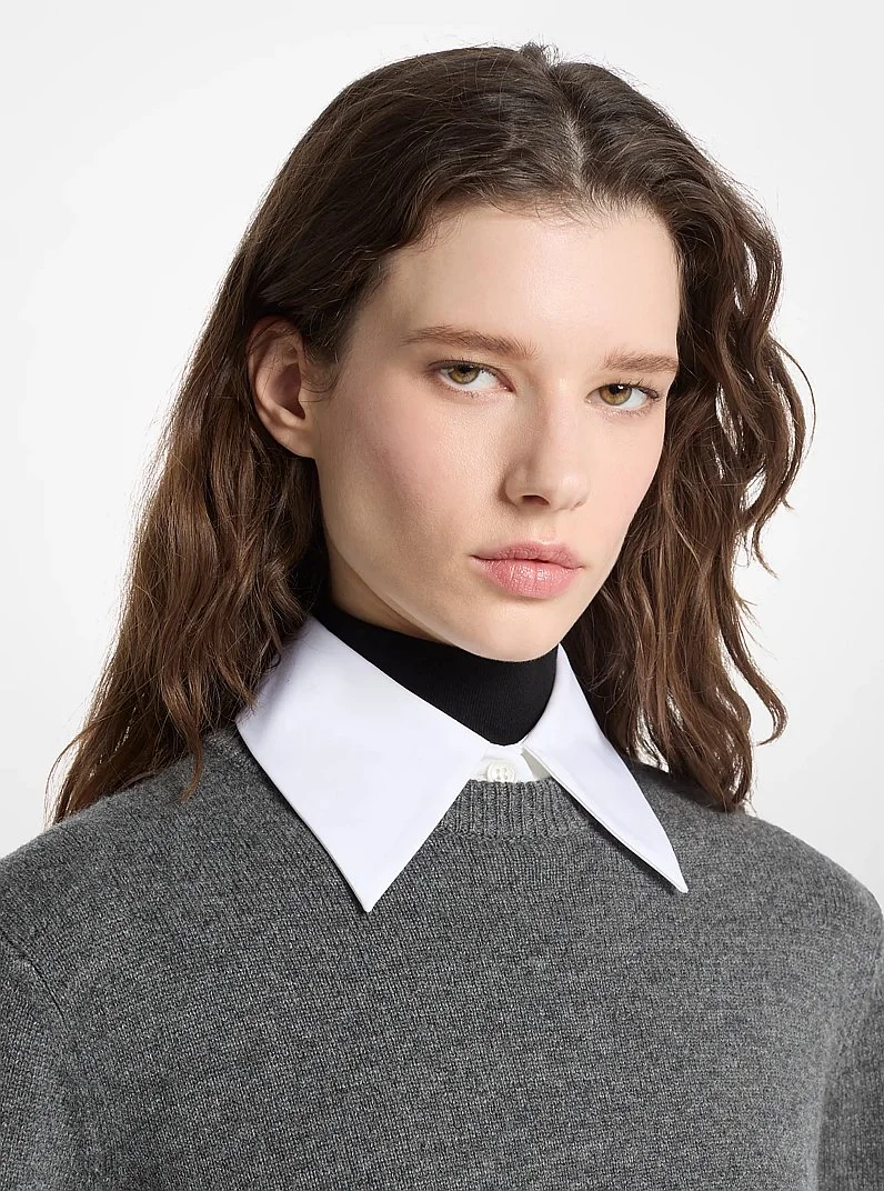 Cotton Poplin Dickey - 1